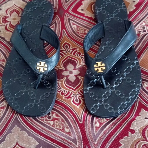 Tory Burch sandals like new, black, size 36.5