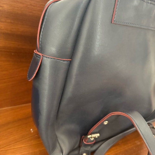 FRNC backpack medium size blue eco leather like new