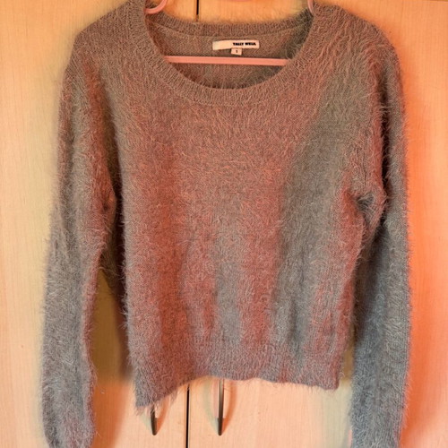 Soft sweater S like new, gray