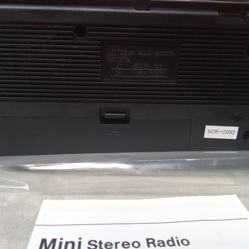 International Boombox radio cassette player 1980s new in box