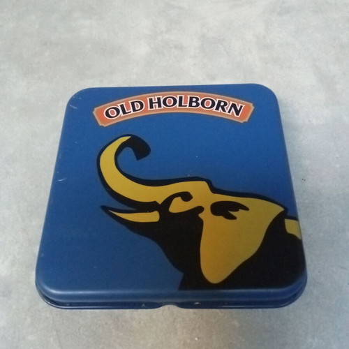 Collectible rare Old Holborn lighter 1990s 2000s vintage tobacco case like new