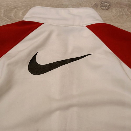 Nike Y2K track jacket used white-red raglan fit