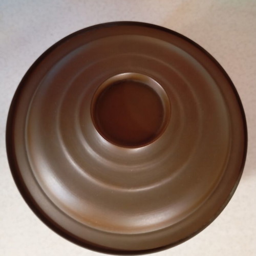 Cast iron and copper cooking vessel used, 24cm diameter, 14.5cm height with lid