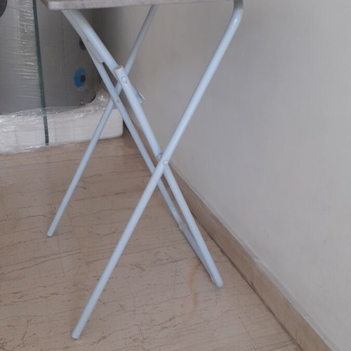 Folding table new, gray concrete color, 48×38×66 cm