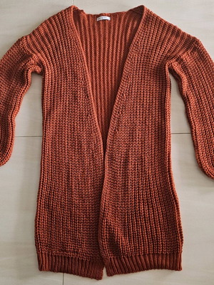 Billy Sabbado cardigan like new, oversize orange