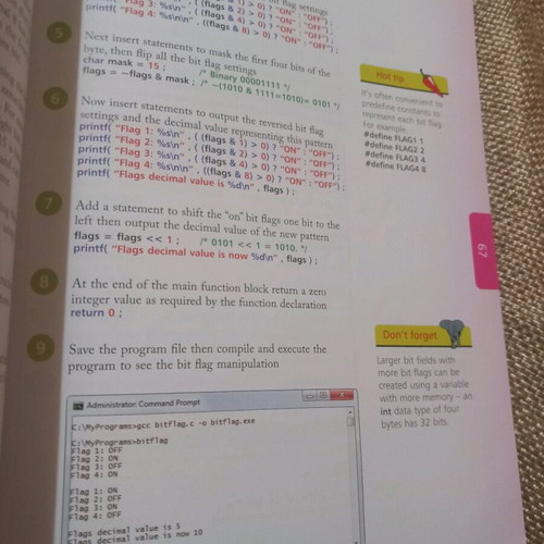 C Programming in easy steps used English book