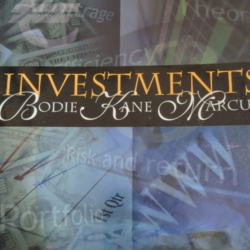 Investments by Bodie Kane Marcus like new