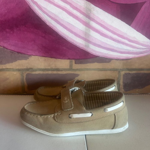 Orchestra Saxo Blues beige kids moccasins boat shoes size 34 used