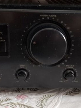 JVC RX-508V radio amplifier used with remote control, home theater Dolby Surround