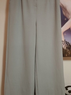Wide gray pants combine Michail XL new, lightweight fabric