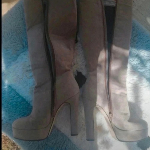 Sante boots like new, beige, velvet, size 37