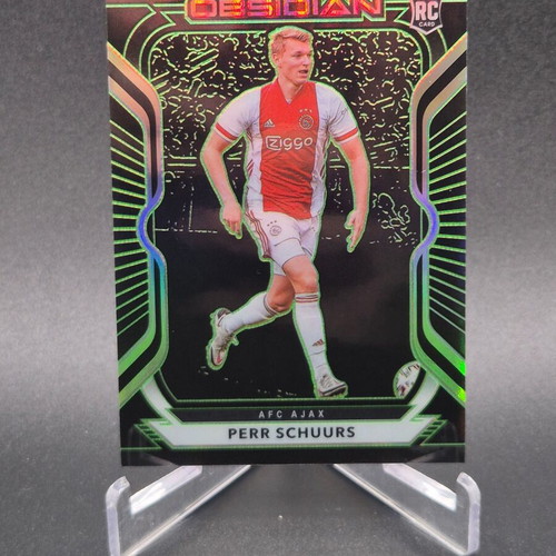 2020-21 Panini Obsidian Electric Etch Green Perr Schuurs #14 Rookie RC used