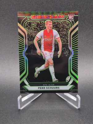 2020-21 Panini Obsidian Electric Etch Green Perr Schuurs #14 Rookie RC μεταχειρισμένο