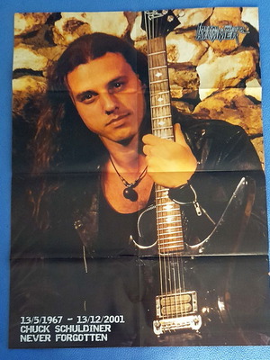 Αφίσα Chuck Schuldiner & Dimebag Darrell μεταχειρισμένη, διπλής όψης