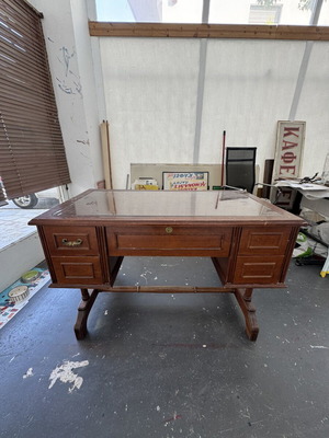 Γραφείο αντίκα μεταχειρισμένο, 140x65x79 εκ.