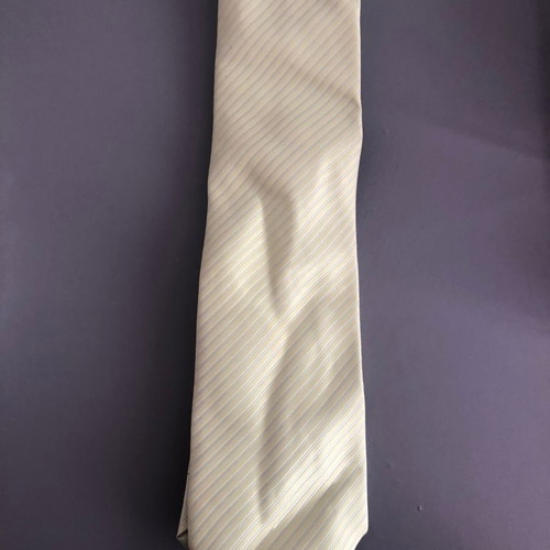 Glou tie light green with white stripe new