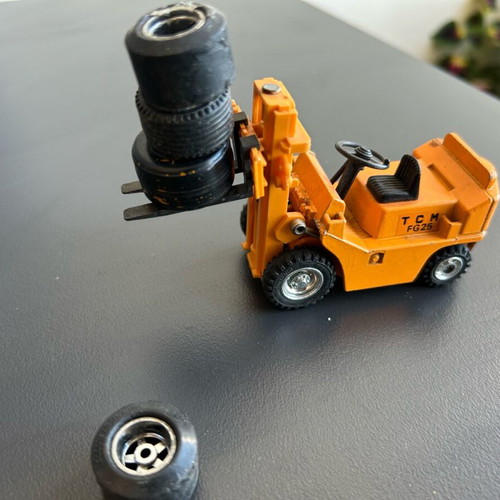 Clark used metal toy car miniature functional