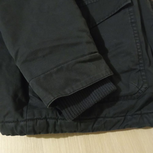 Broker's coat like new, blue, size L with hood