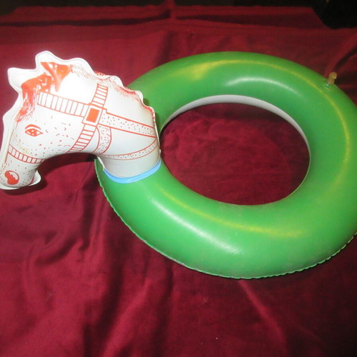 Sea float horse children's plastic new 70s