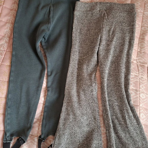 Children's gray leggings 3 years like new, set of 2
