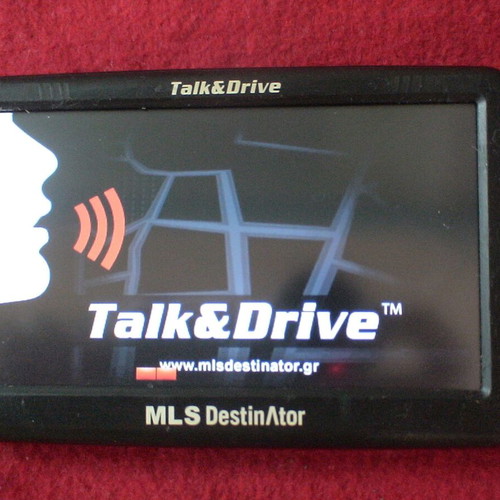 MLS Destinator Talk & Drive GPS navigator used with original charger