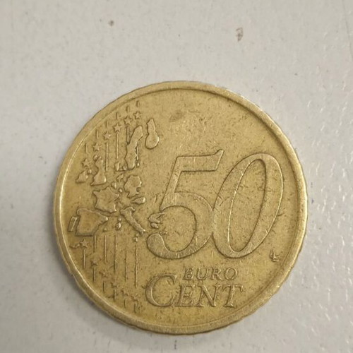 Coin 50 cents euro Spain 1999 used