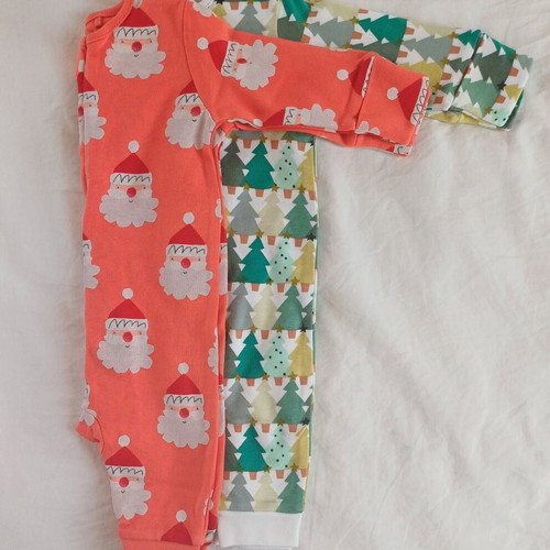 Next Xmas sleepsuits, size up to 3 months