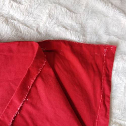 Modern women's red Charleston pants like new, cotton, size XL 42 14