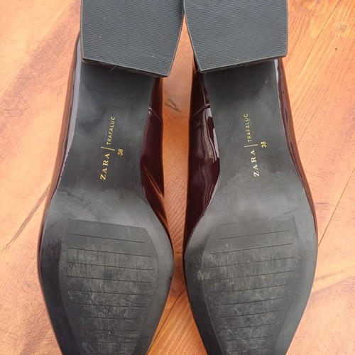 Zara pumps new size 38 burgundy with 5cm heel