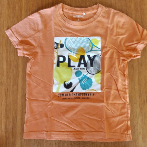 Orchestra t-shirt set for boys 7-8 years used, 5 pcs plus Mandarino shirt
