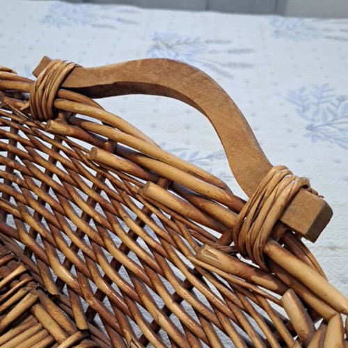 Basket for Bombonieres Vergino with Handles 50x40x13cm new