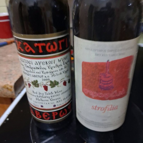 Two bottles of wine 2000 vintage