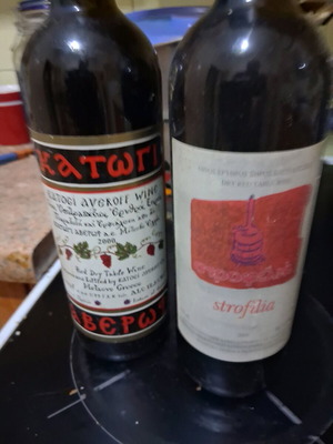 Two bottles of wine 2000 vintage