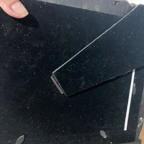 D&D frame new, black with glass, poly resin