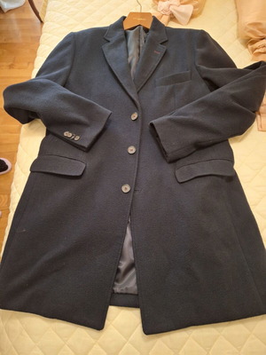 Rococo coat size large blue like new