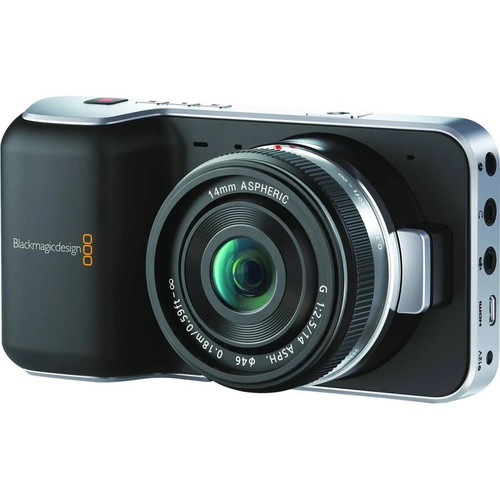 Blackmagic Pocket Cinema Camera σαν καινούργιο με φακό Panasonic Lumix 14-42mm, τρίποδο, κάρτα μνήμης και μπαταρίες