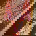  Σετ Ολοκαίνουργιο - Αφόρετο - Μπλούζα & Ζιπ Κιλοτ - Ροζ/Άσπρο - 100% Βισκοζη - Ελληνικής Κατασκευής