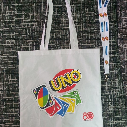Fabric Bag and Keychain Mattel 80th Anniversary new