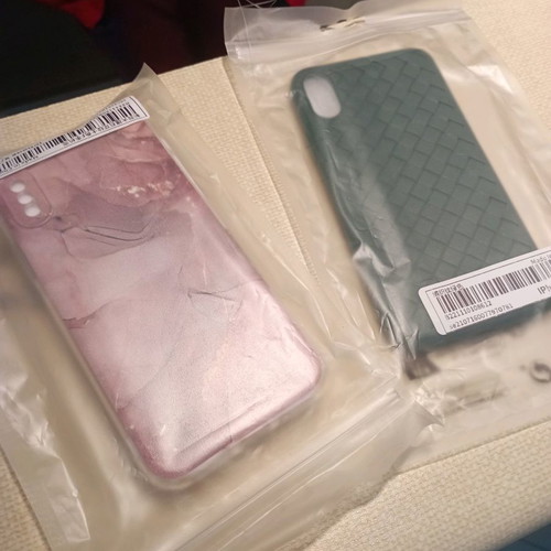 Silicone cases for iPhone X/XS new, pack of 3