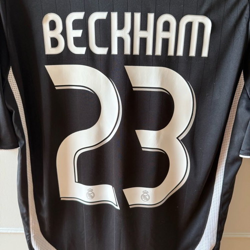 Real Madrid Beckham 3rd Jersey like new
