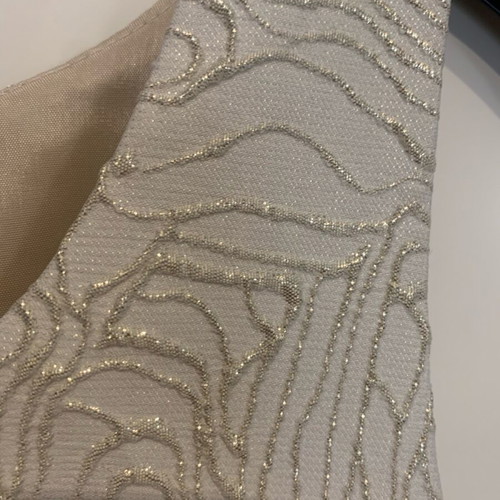 Gold dress new with jewel at the waist