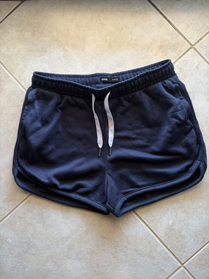 Sinsay dark blue sports shorts new, cotton, size M