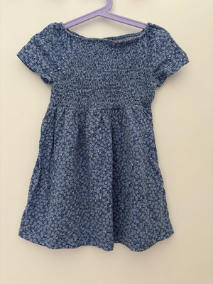 H&M baby dress like new, cotton with elasticity