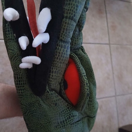 Carnival crocodile hat, like new, rare piece for cosplay