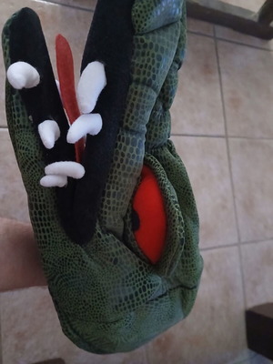 Carnival crocodile hat, like new, rare piece for cosplay