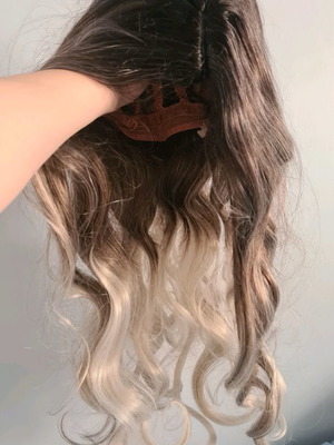Brown Blonde Synthetic Hair Wig new