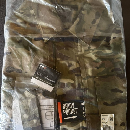 5.11 Tactical TDU Multicam jacket, new, size M