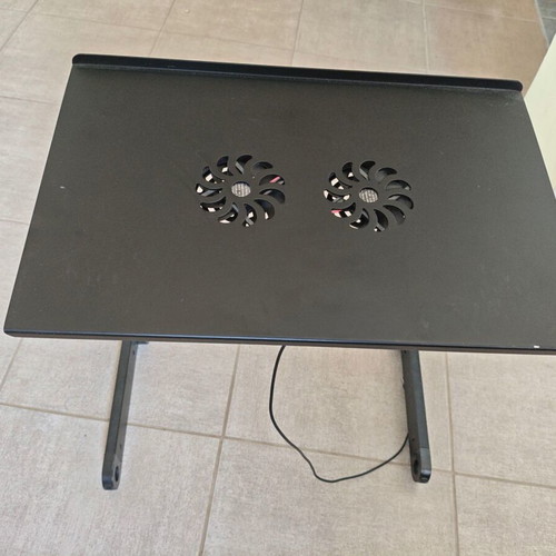 Ergonomic Folding Laptop Stand with USB Fans