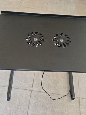 Ergonomic Folding Laptop Stand with USB Fans