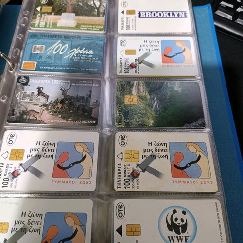 Phone cards collection used 509 pieces 1992-2005
